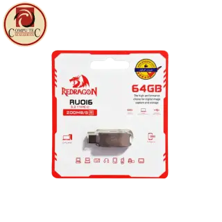 Redragon RU016 64GB Type-C 3.2 Flash Drive, 200MB/s High Speed & Durable Metal