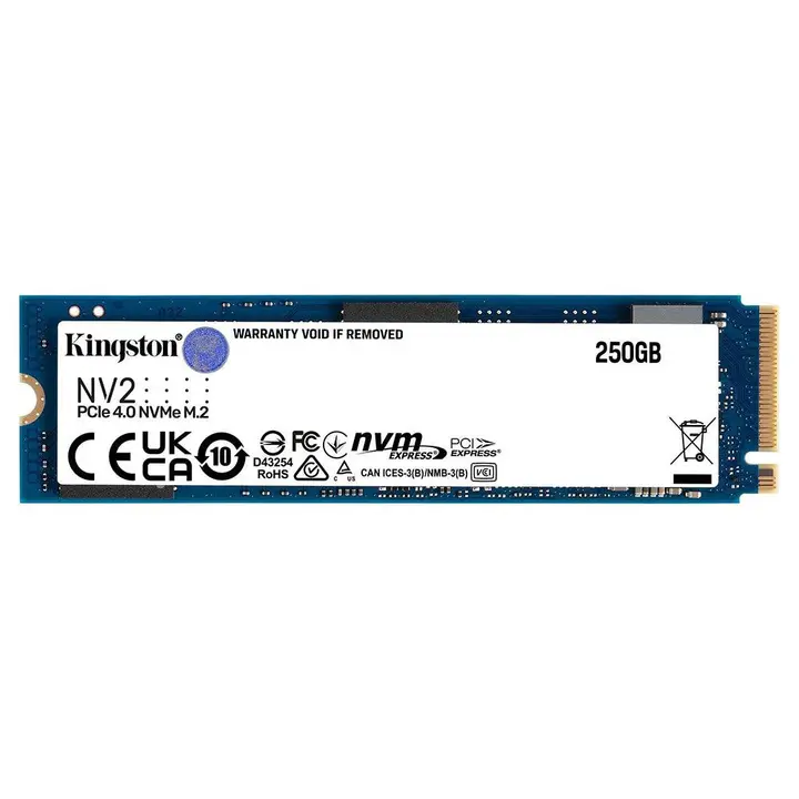 هارد درايف M.2 SSD كينجستون 250 جيجابايت NV2 NVMe PCIe
