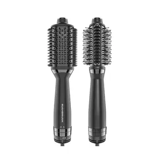 Rush Brush VS1 Hair Styling and Drying Brush Plasma - 1000 Watt - 3 Heat Levels - Black - 1445