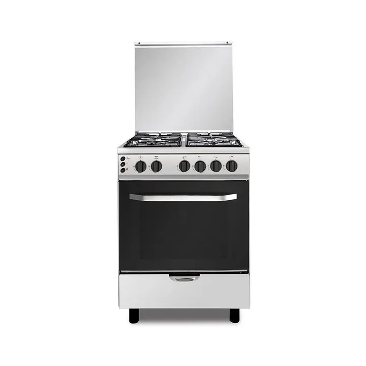 Fresh Gas Cooker 60 x 60 cm 4 Burners Stainless Steel-500016076