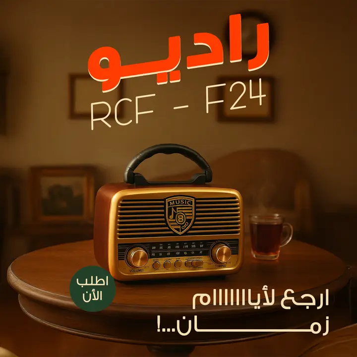"	راديو RCF, F24″