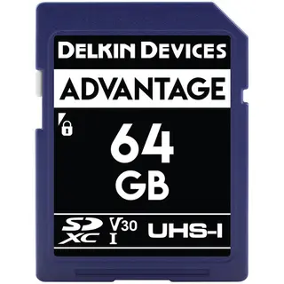 Delkin Devices 64GB ADVANTAGE UHS-I SDXC Memory Card