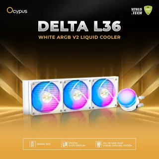 Ocypus Delta L36 White ARGB V2 Liquid Cooler