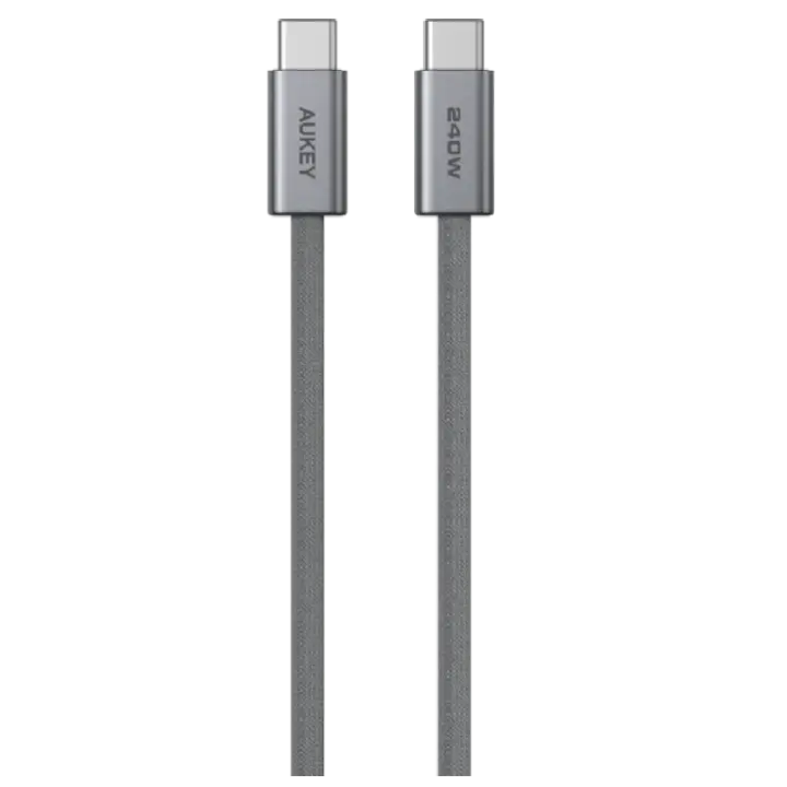 Aukey Cable Usb-C to Usb-C 240W DTY Braided CB-DCC242-GY