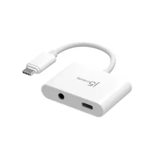 j5create Type-C To (PD Charge 100W+3.5mm Audio) Adapter JCA122