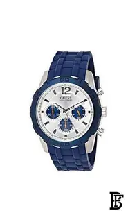 GUESSMen's Chronograph Rubber Wrist Watch W0864G6