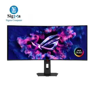 ASUS ROG Strix OLED XG34WCDMS 34 Inch QD-OLED 3440x1440 280Hz 0.03ms HDR10 21:9 Curved 1800R Gaming Monitor USB-C DP 1.4 DSC HDMI 2.1 FreeSync Premium Pro G-SYNC Compatible BlackShield Anti-Reflection Monitor