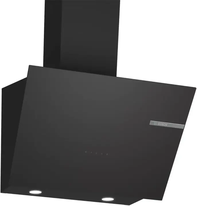 شفاط بوش بلت ان حائطي ديكوريتف 60 سم زجاج اسود, DWK66PJ60T