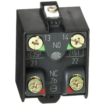 XE2SP2151 | الحد من كتلة الاتصال التبديل، الحد من مفاتيح XC القياسية، 1NC + 1 NO، الإجراء المفاجئ