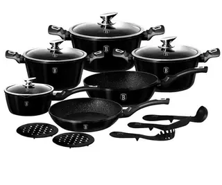 5999056781979 COOKWARE SET GRANITE BERLINGERHAUS BH-1664 BERLINGER HAUS