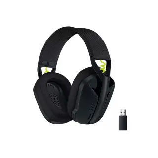 LOGITECH G435 LIGHTSPEED Wireless Gaming Headset, BLACK