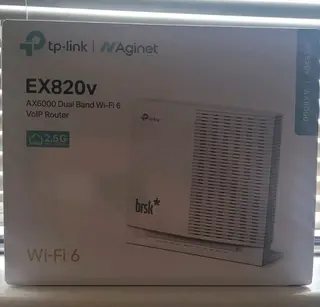 TP-Link Aginet EX820v Dual Band Wi-Fi 6 VoIP Router