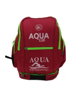 Aqua Swimming Aqua Microfibre Large Swimming Backpack, Red