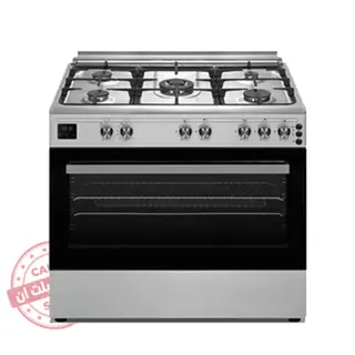 بوتاجاز سيمفر غاز استانلس 5 شعلات 60×90 سم مع إشعال ذاتي ونظام أمان كامل, FS9060SGI-01