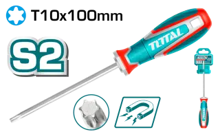 مفك مفك نجمة T10 طول 100 مم TSDT10100 Torx screwdriver