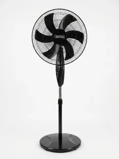 Master Elektron Stand Fan, 18 Inch, 6 Blades, 3 Speeds, Black -ME-18E PRO