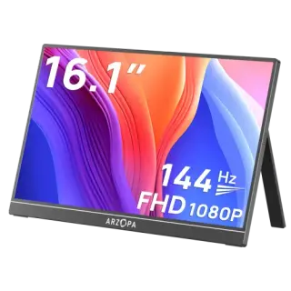 Arzopa Portable Monitor Z1FC 16.1 inch 144Hz