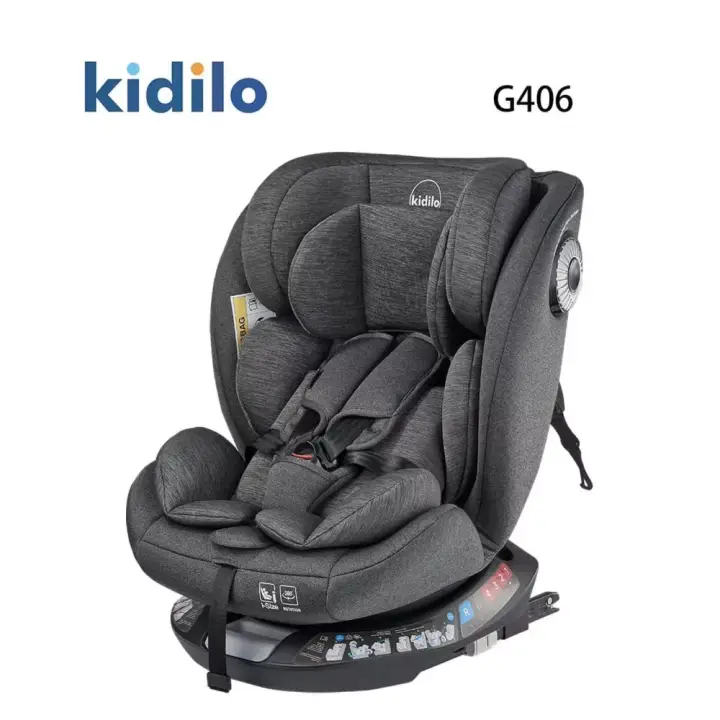 Car Seat كارسيت مرحلة تالتة G406 Dark Gray