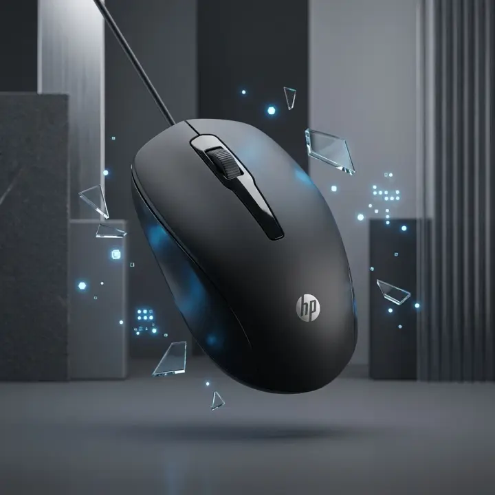 HP 150 USB Wired Mouse 240J6AA Original HP Product ماوس اتش بي سلكي اوريجينال