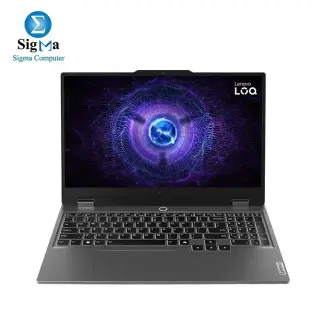 LENOVO LOQ 15IRX9 83DV0073PS - Intel Core i5-13450HX - NVIDIA GeForce RTX 3050 6GB - 16GB DDR5 4800Hz (1X16) - 512GB Nvme GEN 4 - 15.6-inch FHD IPS 100% sRGB 300nits 144Hz - White Backlit - Dos - Keyboard English.