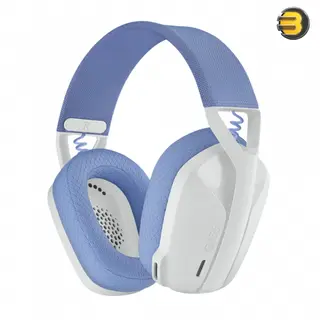 Logitech G435 LIGHTSPEED Wireless Bluetooth Gaming Headset - Lightweight, built-in mics, 18h battery, compatible with Dolby Atmos, PC, PS4, PS5, Nintendo Switch, Mobile - Off White And Lilac -