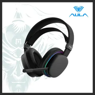 AULA G7 Wireless Tri-Mode Low-Latency Gaming Over-Ear PC Microphone Gaming Headset هيدفون وايرلس ثلاثي الأتصال مريح ذات صوت نقى و ضخم