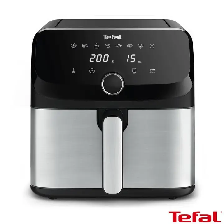 Tefal Easy Fry Mega Air Fryer 7.5L Digital Health 2020W Cooker Silver EY8558GO