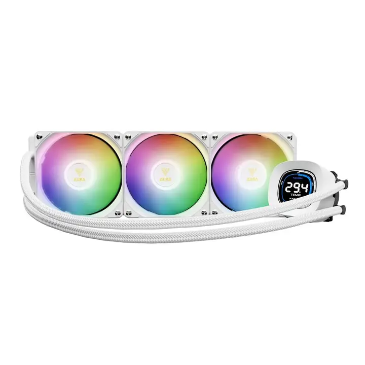 Gamdias Aura GL360 Digital ARGB White Liquid CPU Cooler
