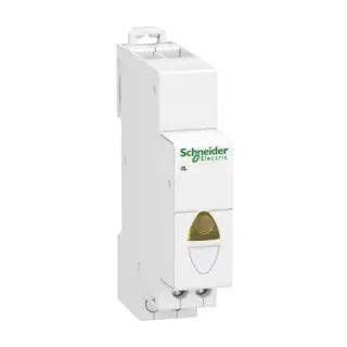Schneider A9E18324 | Acti9 iIL single indicator light, Yellow, 110-230 Vac