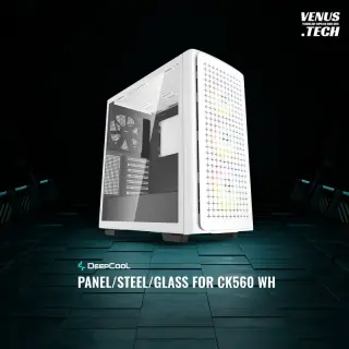 Deepcool FRONT PANEL/STEEL/GLASS FOR CK560 WH