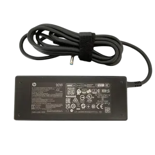 شاحن HP أصلي 90 واط Blue Tip, 19.5V 4.62A, 4.5×3.0mm, HP Pavilion Envy ProBook EliteBook, رقم القطعة TPN-CA18 710413-001