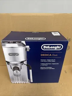 DeLonghi Dedica Duo Espresso & Cold Brew Machine with Milk Frother