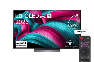 55 inch LG OLED evo AI C5 4K 144Hz Smart TV AI Magic remote webOS25 2025
