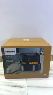 Philips 3000 Series Dual Basket Air Fryer 9L 1500W 8 Programmes Black