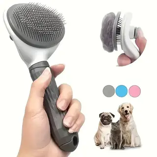 Pet Hair Remover Brush Dog Cat Grooming Tool Self Cleaning Comb Deshedding