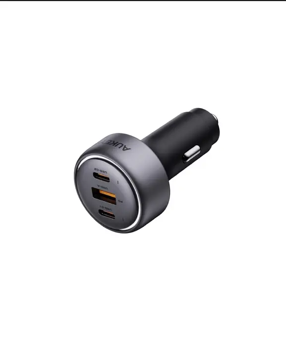 أوكي Pathfinder Mix 3 شاحن سيارة 66 واط PD مدخلين USB-C و مدخل USB-A موديل CC-P1 ، ضمان عامين