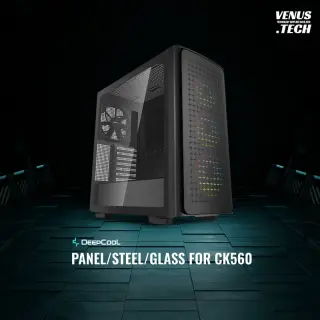 Deepcool FRONT PANEL/STEEL/GLASS FOR CK560