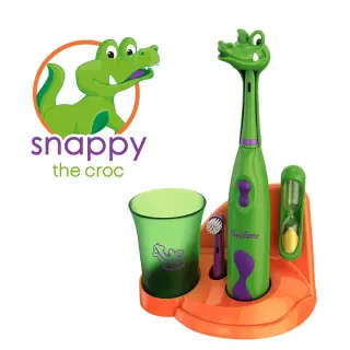 Electric Toothbrush Set, Snappy the Croc