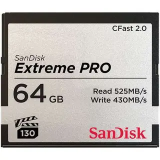 SanDisk Extreme PRO 64GB CFast 2.0 Memory Card