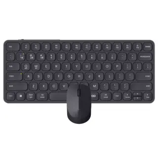 Keyboard Mouse Rapoo 9510M Combo Dark Grey Multi mode Wireless Bluetooth