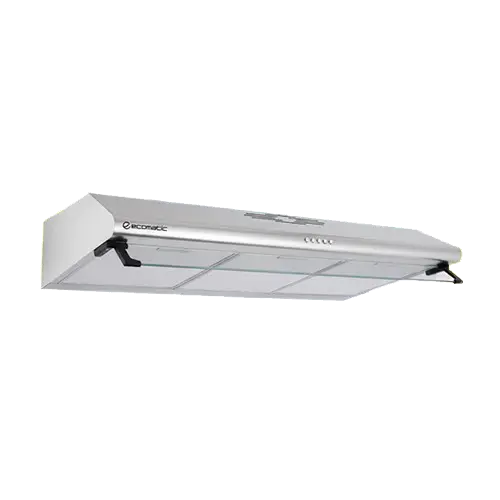 Ecomatic 90cm Built-in Stainless Steel Kitchen Hood - 2 Motors - 650m³/h Suction Power - H96NCF
