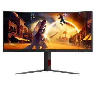 Monitor AOC Gaming CU34G4, 34-inch,WQHD,Curved 1500R,180Hz,Fast VA,0.5ms,Stand Adjustments