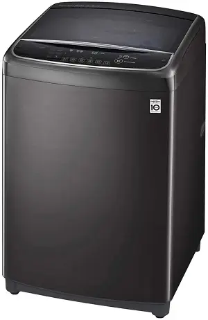 LG Washing Machine Topload 14 KG Direct Drive Smart Inverter Motor Black Steel T1466NEHG2