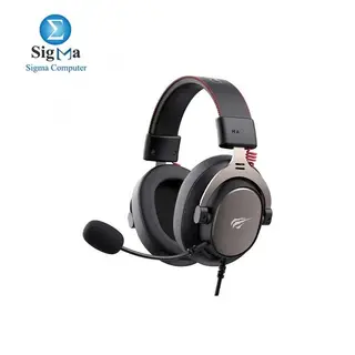 Havit Gaming Headphones H2015E with Microphone, 53mm Speaker, 3.5mm (Black)