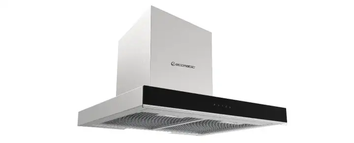 ايكوماتيك شفاط حرف Tبريموت كنترول، 60 سم، ستانلس ستيل - H6310TT