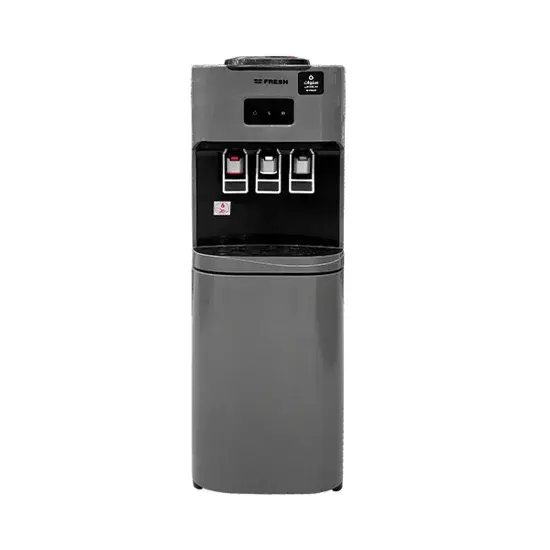 Fresh Water Dispenser 3 Taps Hot/Cold/Warm With cabinet Gray FW-16VFD2