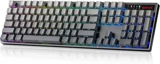 Redragon K556 PRO Wireless RGB Mechanical Keyboard Hot Swap Tri-Mode 104-Key