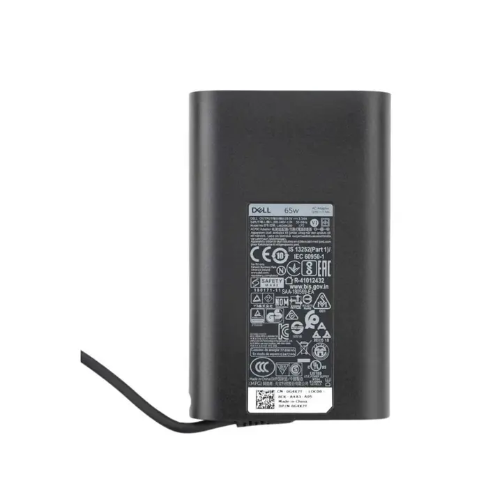 Dell Laptop Charger 65Watt - 3.34A - 19.5V - 7.4×5.0mm - Smart Pin Socket - HA65NM130