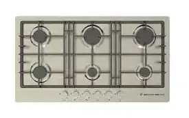 مسطح بلت ان ايكوماتيك، 6 شعلة، 92 سم، استانلس ستيل - S943XL6C X-LARGE