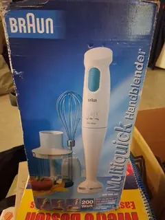 Braun Multiquick 200 Watt Stabmixer & Zerkleinerer Modell MR 430 HC Neu Offener Karton